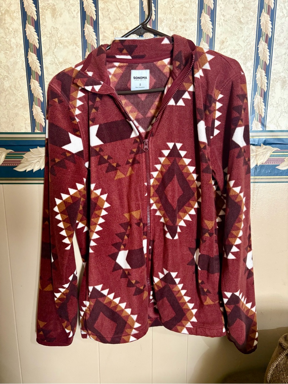 SONOMA  fleece Zip up jacket